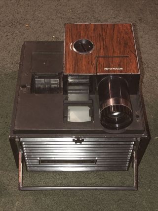 Vintage Bell & Howell Slide Cube Projector With Remote