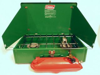 Vintage 1973 Coleman Two Burner Camp Stove 425e Green Dated 11/73 425e999 1970 