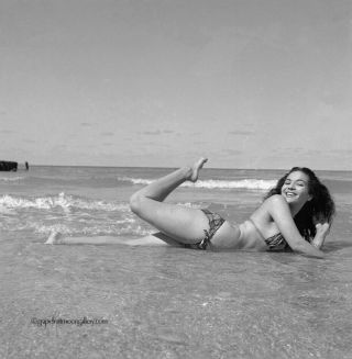1950s Bunny Yeager Pinup Camera Negative Latino Model Maria Alvarez Nr
