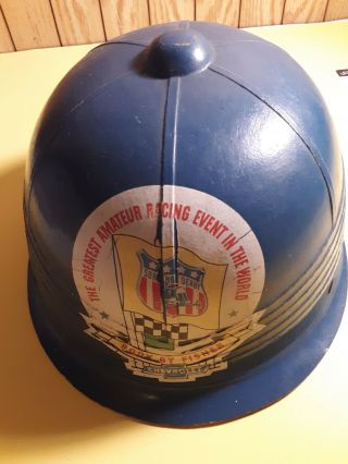 Vintage Soap Box Derby All - American Helmet W/original Straps Antique