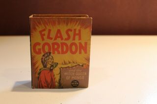 Vintage " Flash Gordon And The Witch Queen Of Mongo " (the Little Big Book) 1936