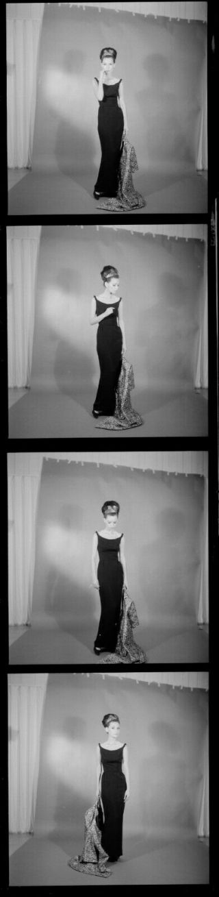 (4) Vintage Pretty Model Negatives 1960s By Harry Amdur Nyc Photographer