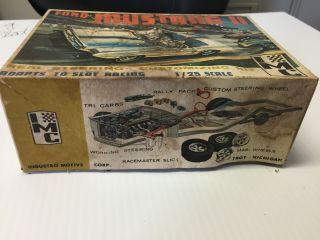 Vintage:i M C,  Ford Mustang Ii,  1.  25 Scale,  : Unbuilt Kit: Open Box