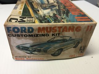 Vintage:I M C,  Ford Mustang II,  1.  25 scale,  : unbuilt KIT: open box 2