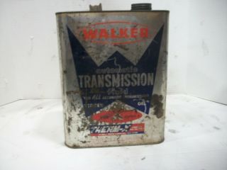 Vintage 2 Gallon Walker Transmission Fluid Can