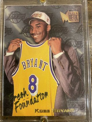 96 - 97 Fleer Metal 137 Kobe Bryant Rookie Card