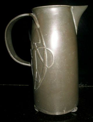 Antique Arts And Crafts Archibald Knox Liberty & Co.  Tudric Pewter Jug 0231