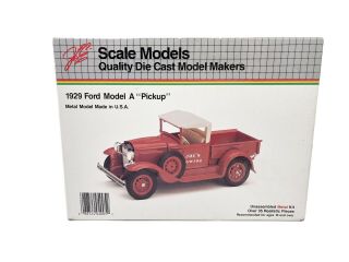 Jle Scale Models Quality Die Cast Model Makers 1929 Ford Model A Pickup Vintage