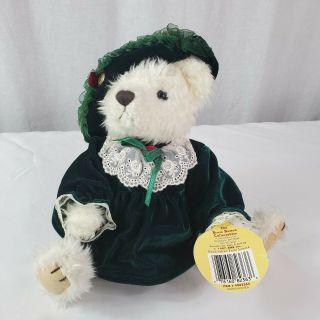 Pickford Brass Button Collectables Bear Bianca Plush 10 " Stuffed Animal