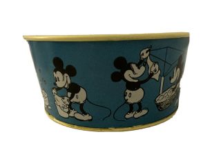 Rare 1930 Tin Mickey Mouse Wash Tub Antique Nm Early Old Disney