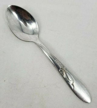 Vintage Hb Co.  Solid Stainless Silverware 4.  25 " Spoon Everglo Made In Usa