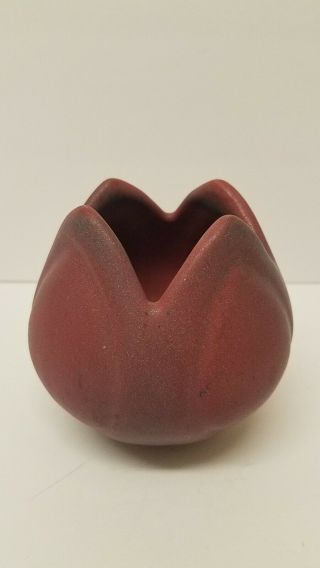 Vintage Van Briggle Art Pottery Tulip Vase Mulberry