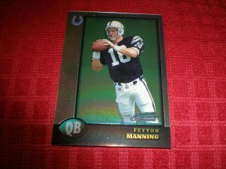1998 Bowman Chrome - Rookie - Peyton Manning - Bcp1 - Colts - Vgex -