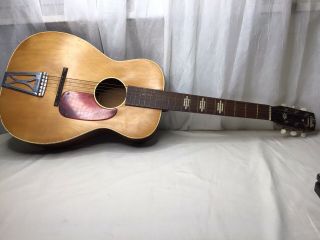 Vintage Stella Harmony Acoustic 6 String Guitar