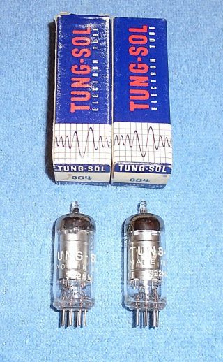 2 Nos Tung - Sol 3s4 Vacuum Tubes - 1960 