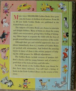 Vintage Little Golden Book WALT DISNEY ' S CHIP ' n ' DALE AT THE ZOO 