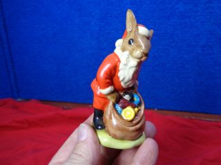 Vintage Royal Doulton Bunnykins Figurine 13.  Christmas Santa