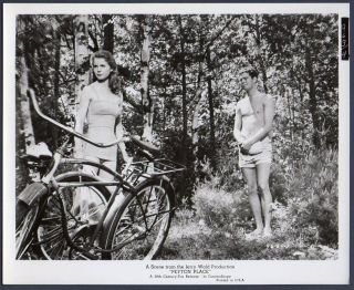 Diane Varsi & Russ Tamblyn Swimsuits Bicycle Peyton Place Vintage Orig Photo