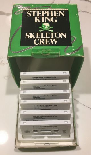 Vintage Stephen King Skelton Crew Cassette Gift Set 6 Tapes 1985