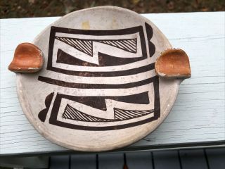 Antique / Vintage Acoma Pueblo Indian Pot Pottery Ashtray