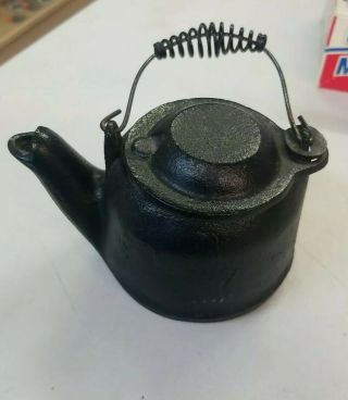 Vintage / Antique Griswold Cast Iron Tea Kettle Salesman Sample??
