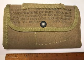 Vintage Ww2 World War Ii Military Spare Parts Roll M - 13 - - Dated 1944