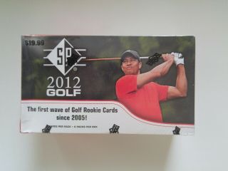 2012 Upper Deck Sp Golf Blaster Box.  Tiger Woods & Dustin Johnson Autographs ?
