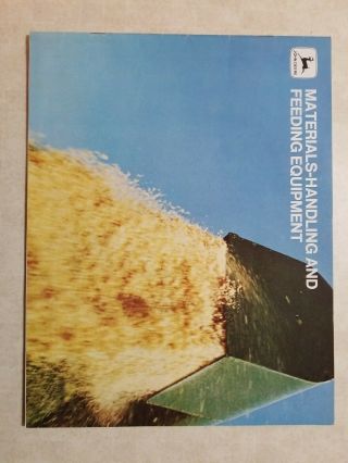 Vintage John Deere Brochure Material Handling And Feeding Equipment 1971