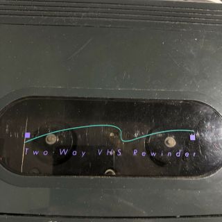 Vintage RCA Two Way VHS Tape Rewinder Video Cassette UVR - 2Q 2