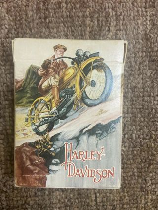 Vintage Harley Davidson Playing Cards