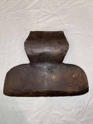 Antique Vintage Hewing Broad Head Steel Axe Head