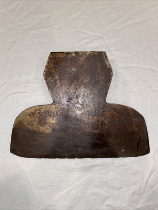 Antique Vintage Hewing Broad Head Steel Axe Head 2