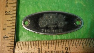 Ap81 Gm Body By Fisher Emblem Vintage 1940 - 50s Chemical Engraving Co