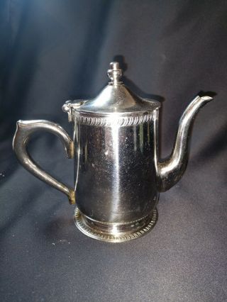 Vintage Brandware Japan 18 - 8 Stainless Steel Individual Teapot / Coffee Pot
