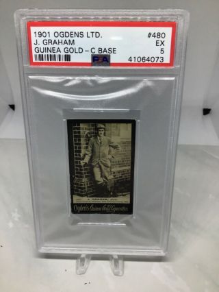 1901 Ogdens Guinea Gold Numbered 480 John Graham Psa 5