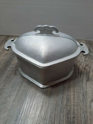 Vintage Guardian Service Ware Aluminum Cookware Casserole Triangle Pot W/ Lid