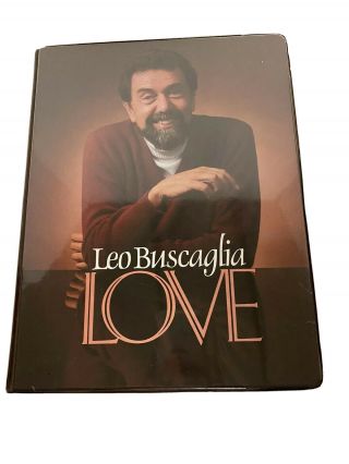 Leo Buscalgia Love Full 6 Audio Cassette Vintage W/ Booklet Nightingale Conant