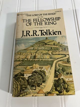 Fellowship Of The Ring Lord Of The Rings Part One 1976 Vintage Paperback Fantasy