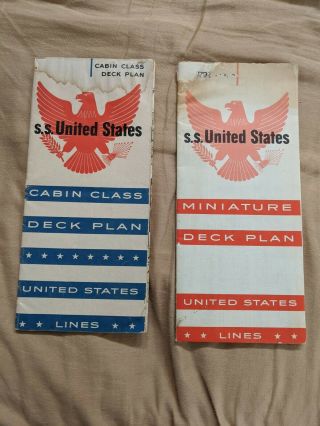 S.  S.  United States Lines Deck Plans