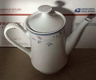 Vintage Fine Porcelain China By Sonata “Florete” Coffee Pot or Tea Pitcher Party 2