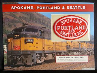 Spokane Portland & Seattle Railway Willabee & Ward Great American Railroad Patch