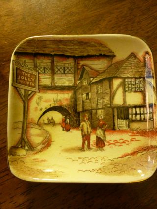 Vintage Lancaster & Sandland - Jolly Drover Ashtray - Tavern Scene - English Ware