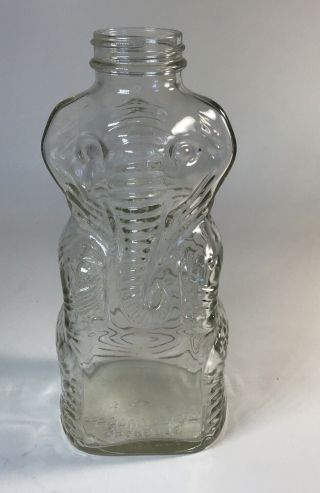 Vintage Elephant Grapette Syrup Glass Bank