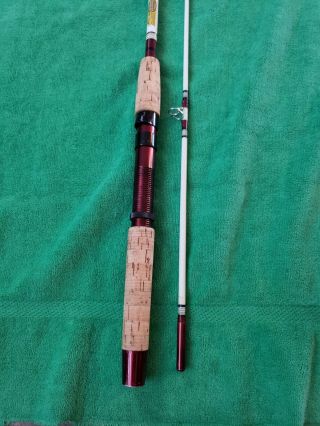 1 - Shakespeare Professional No.  SP - A500 - 7 ' VTG Fishing Rod 2 PC Collectible USA 2