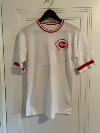 Vintage Cincinnati Reds Red And White Jersey Shirt.  Men’s Size Small