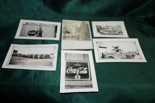 Group Of 6 Vintage Photographs Coca Cola Bottling Plant Beeville Texas