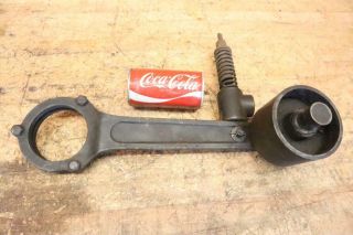 Antique Hit & Miss Engine Line Shaft Flat Belt Clutch Tensioner Idler Pulley