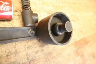 Antique Hit & Miss Engine Line Shaft Flat Belt Clutch Tensioner Idler Pulley 2
