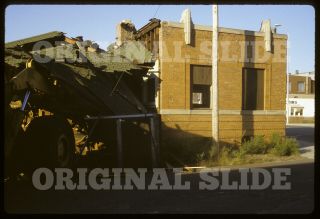 Orig 1984 Slide - Milwaukee Road Milw Depot Razed Eau Claire Wisconsin Railroad