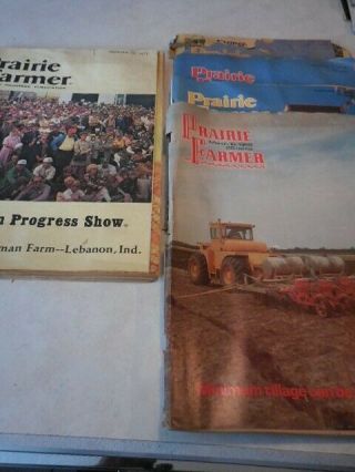 Vintage Magazines Prairie Farmer (5 Misc Issues 1968 Thru 1973)